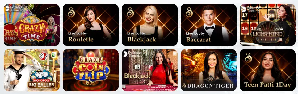 Giochi da casinò dal vivo COSMIC SLOT CASINO