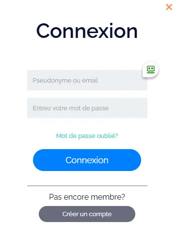 Accesso dei membri del COSMIC SLOT CASINO